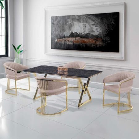 Comfortable and luxurious AlyaBest dining sets bring refined ease to London homes.