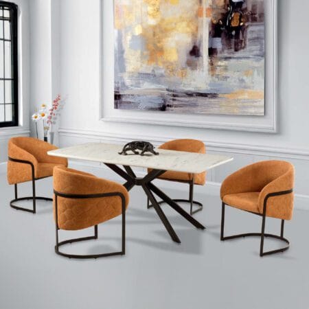 AtlasSoft luxury dining room design delivers elegant modern living in London.