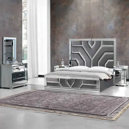 Fashion Life 112 bedroom set in London blend chic design with exceptional comfort.