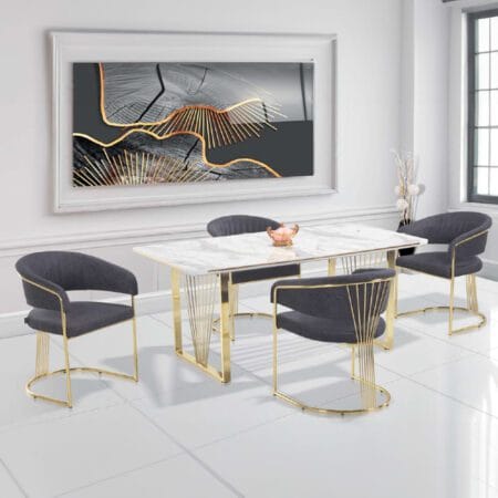 Elegant NoraElite dining furniture designed for chic and modern London homes.