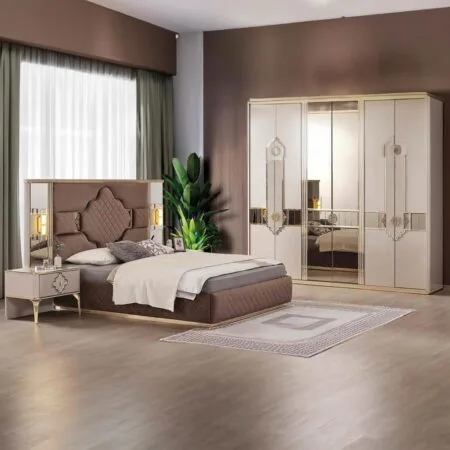 Istanbul 105 complete bedroom sets offer coordinated style and timeless sophistication.