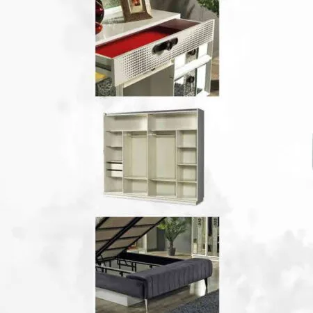 Svaroski stylish bedroom sets in London reflect modern sophistication and elegant comfort.