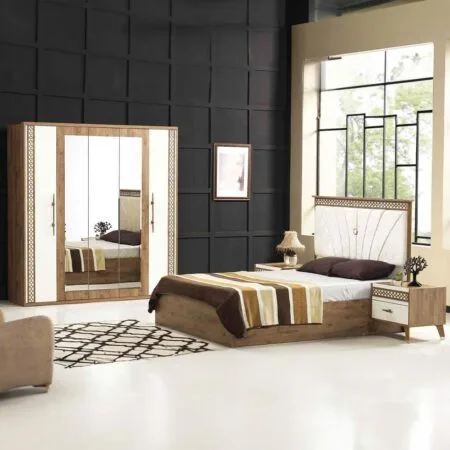 Tuana 121 bedroom furniture in London blends comfort with stylish contemporary design.