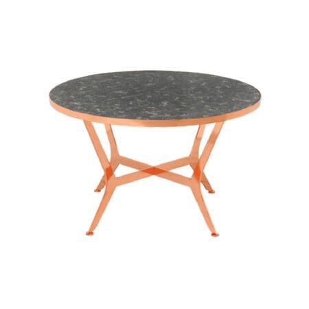 Butterfly Round Middle Coffee Table High Gloss MDF