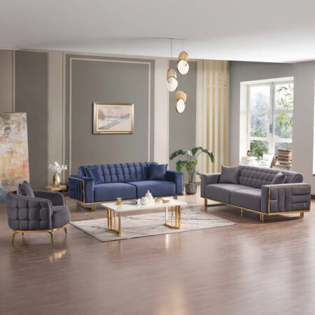 Chic Madrid sofa set in London, designed to elevate your living space with modern elegance.