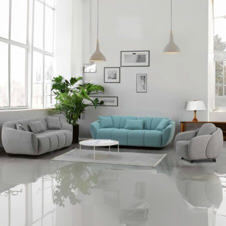 Sofa set in London, Odessa, offering contemporary style and unmatched comfort for urban living.