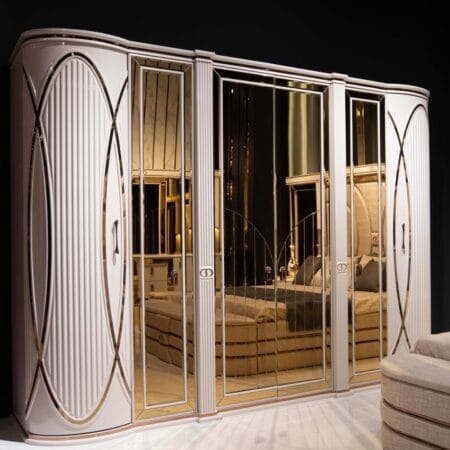 Premium Deluxe bedroom set in London enhances your home with modern elegance.
