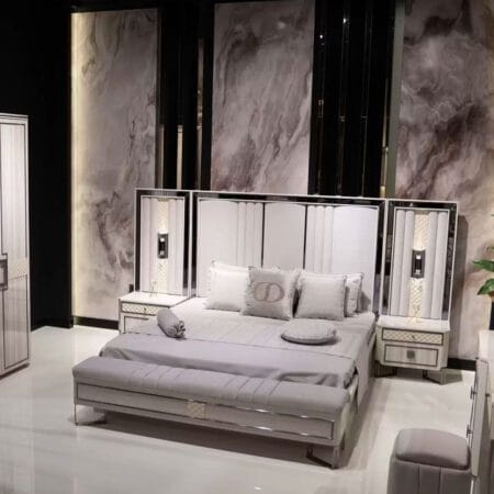 Pera quality bedroom furniture set, crafted to provide both beauty and practicality.