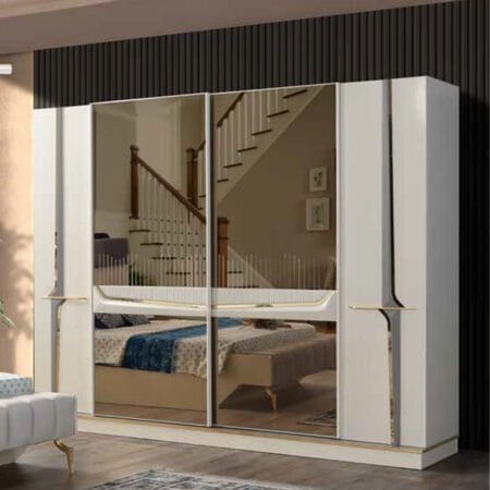 Elf modern wardrobe with drawers, a contemporary and practical storage solution for your home.