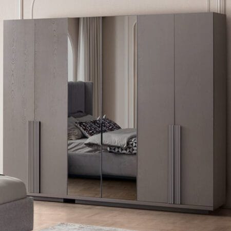 Glorya stylish wardrobe with drawers, offering both style and functionality for your clothing.