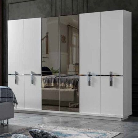 Marbella quality wardrobe with drawers, providing a high quality storage solution with sleek lines.