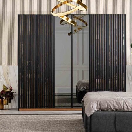 Prada stylish wardrobe with drawers, offering elegant storage and organization.