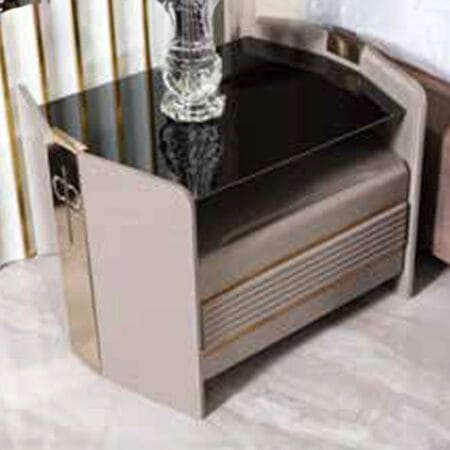 Stockholm luxury nightstand in London, bringing Scandinavian inspired elegance and functionality.