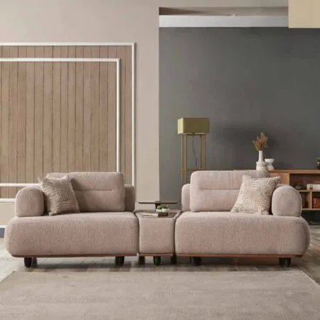 Luxury sofa set in London, Dorian cream sofa combines grace and comfort.