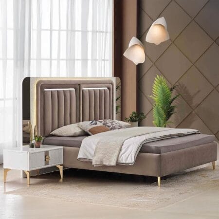 Comfortable bedroom furniture in London, bedroom set made for peaceful relaxation.