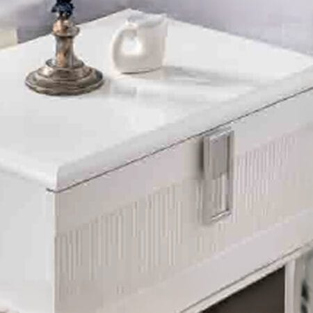Luxury bedroom furniture in London, modern bedroom set with a sleek, cozy vibe.