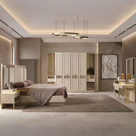 Bedroom Set Beige Lexus