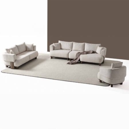 Belmont contemporary sofa set in London with stylish design and lasting seating comfort.