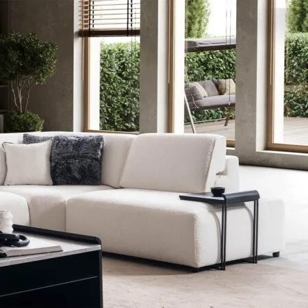 Discover the Bahar sofa set with corner, perfect for a modern and stylish living room.