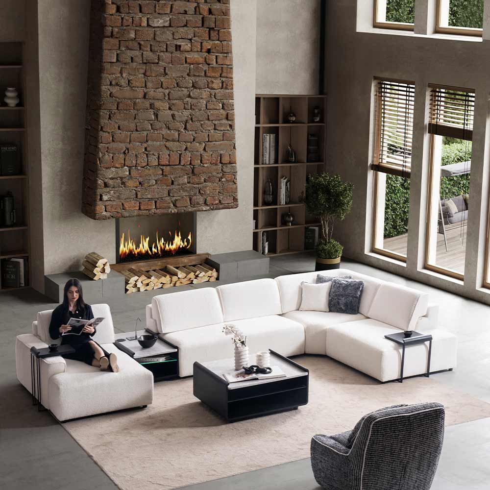 Bahar Corner Sofa Set - Image 13