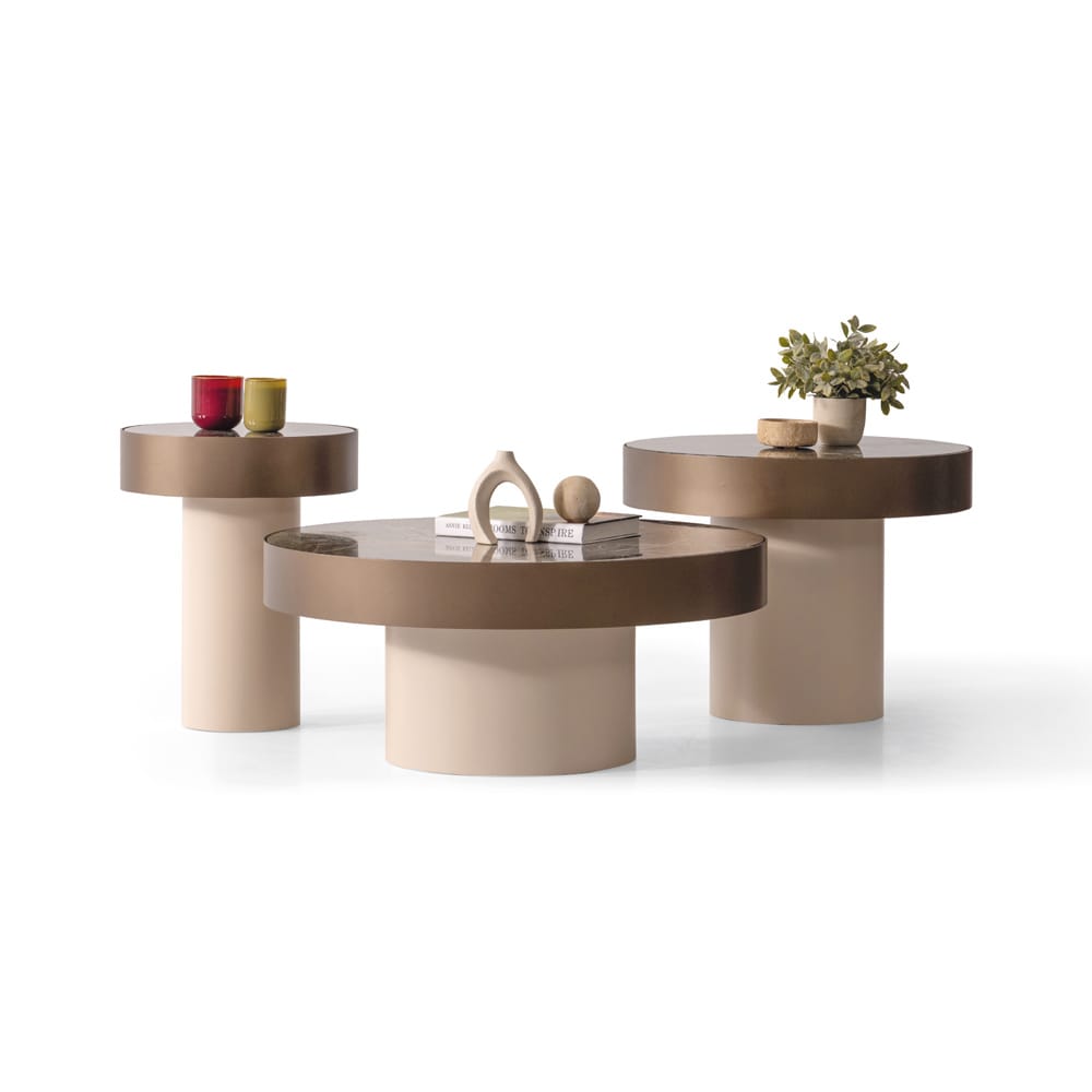 Veronica Center & Side Table