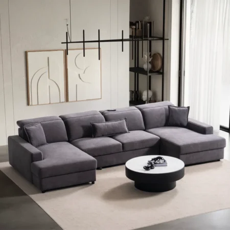 Explore the chic Como modern corner sofa set, now available for sale in London.