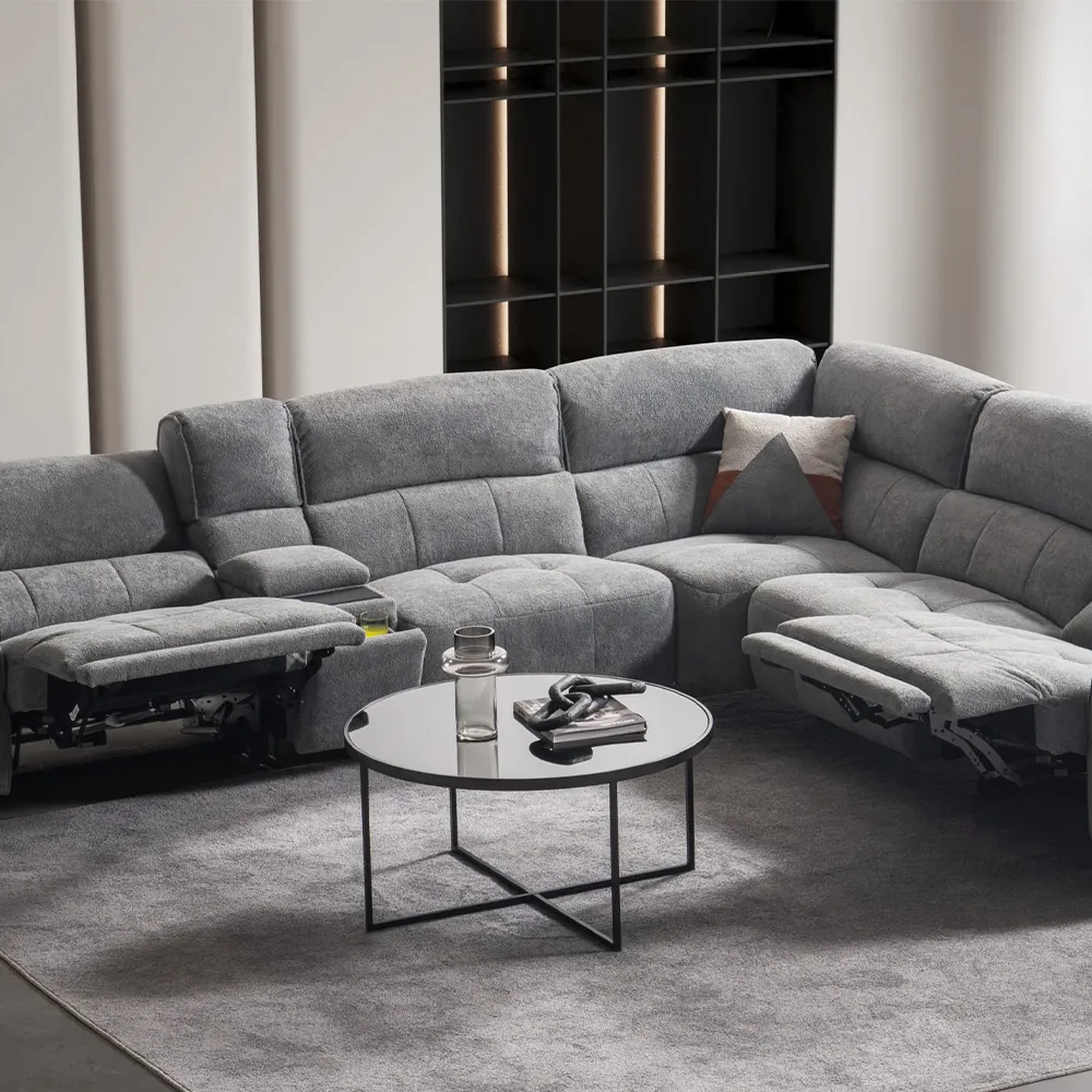 Buy the stylish Lara modern corner sofa set, available now in London.