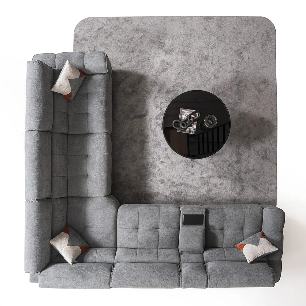 Explore the chic Lara modern corner sofa set, now available for sale in London.