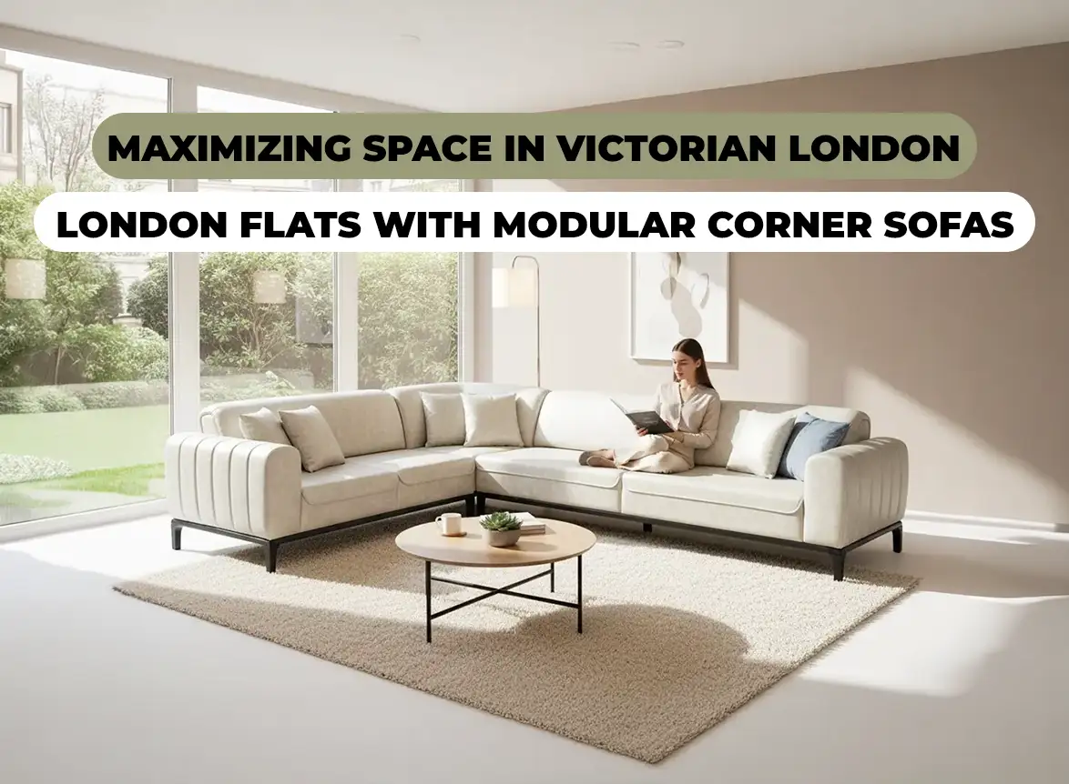 Modular corner sofas for London flats with smart comfort and flexible living room style.