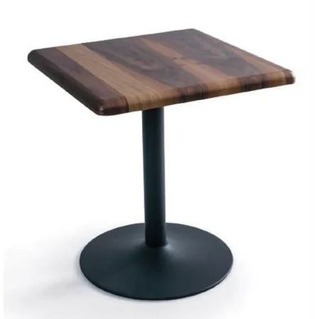 Rounded Edge Walnut Table