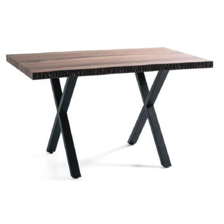 Cross Leg Walnut Table