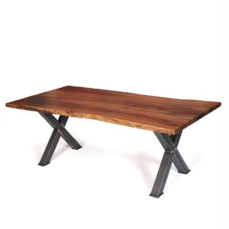 V-Base Live Edge Table