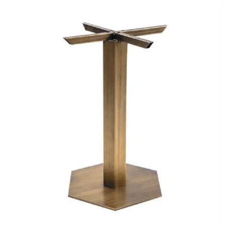 Hexagonal Brass Pedestal